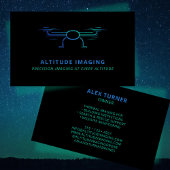 ドローンビジネスパイロットUAVフォトグラフィック 名刺