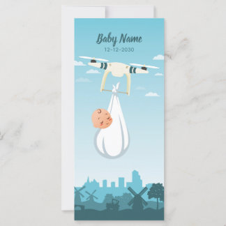 ドローンベビー誕生発表