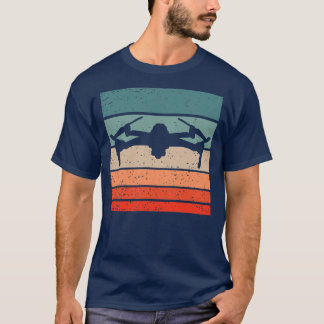 ドローンレトロスタイルヴィンテージ Tシャツ