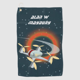 ドローンレース ゴルフタオル