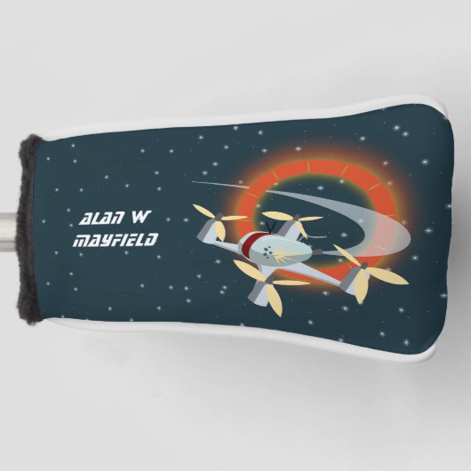 ドローンレース ゴルフヘッドカバー (正面)