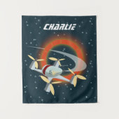 ドローンレース タペストリー (正面)