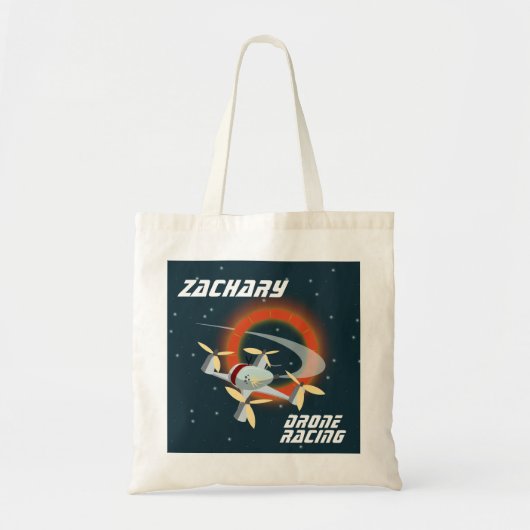ドローンレース トートバッグ (正面)