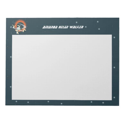 ドローンレース ノートパッド (正面)