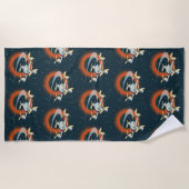 ドローンレース ビーチタオル (正面)