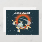 ドローンレース ポストカード (正面/裏面)