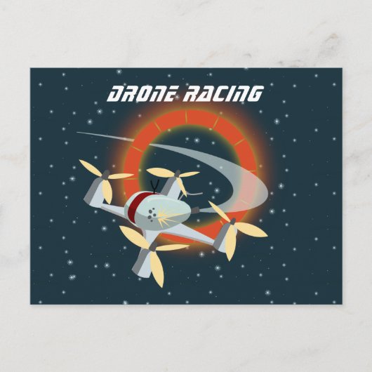 ドローンレース ポストカード (正面)