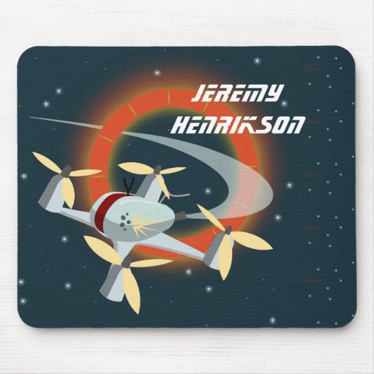 ドローンレース マウスパッド (正面)