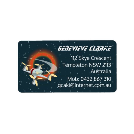 ドローンレース ラベル (正面)