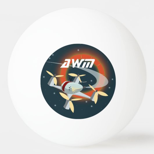 ドローンレース 卓球ボール (正面)