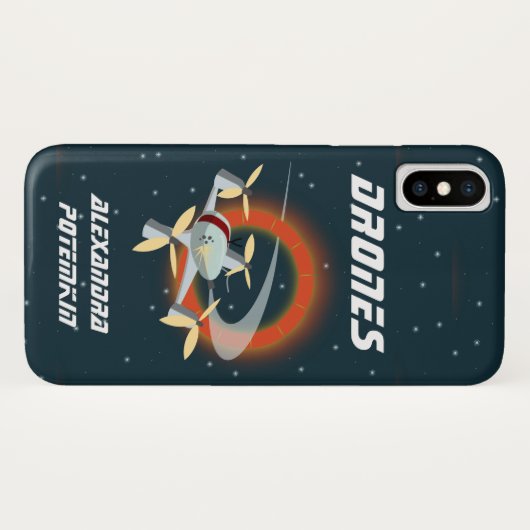 ドローンレース Case-Mate iPhoneケース (裏面(横))