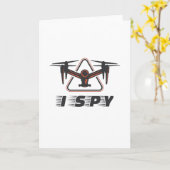 ドローン好きのパイロットを探す カード (黄色い花)