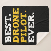 ドローン最高のパイロットエバー商おもしろい用コダプター シェルパブランケット (正面(横))