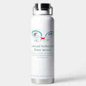 ドローン点検・ビデオ・サービス、パイロット業者 ウォーターボトル (背面)