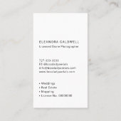 ドローン航空写真ロゴ 名刺 (裏面)