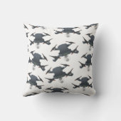 ドローン飛んでいるパターン。 クッション (裏面)