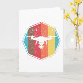 ドローン カード (黄色い花)