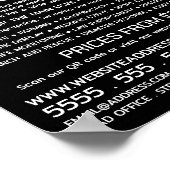 ドローン・コラージュ・バナー、ドローンレンタル会社 ポスター (角)