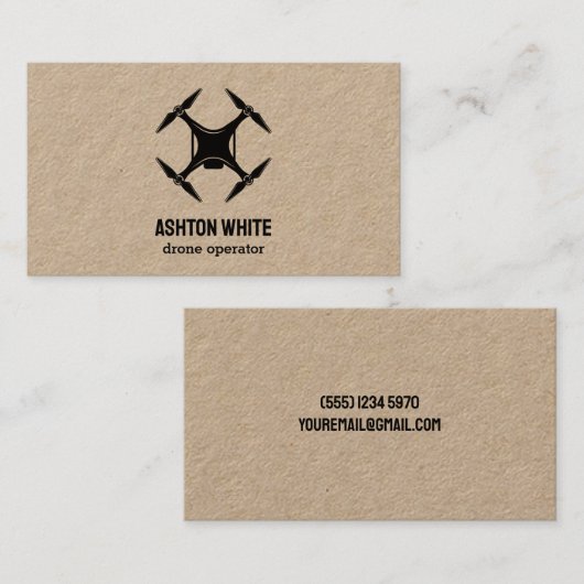 ドローン 名刺 (正面/裏面)