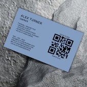 ドローンUAVパイロット撮影QRコードブモダンルー 名刺