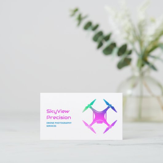 ドローンUAV 名刺 (スタンド正面)