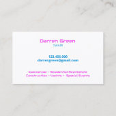 ドローンUAV 名刺 (裏面)