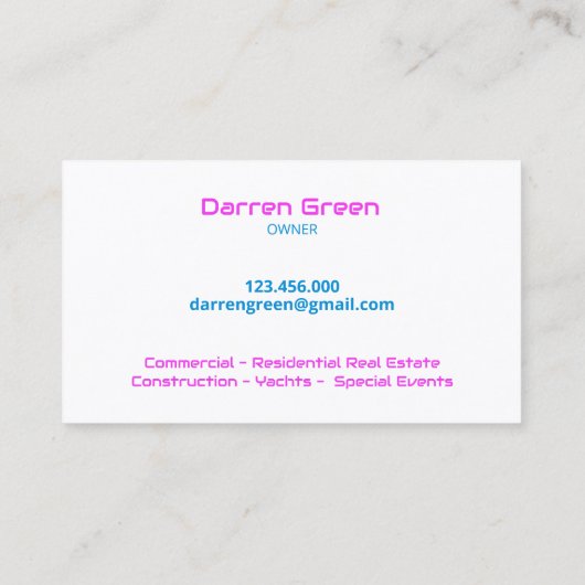 ドローンUAV 名刺 (裏面)