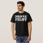 ドローンUAV UAS FAAクアドコプタパイロット部107 Tシャツ (正面フル)