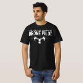 ドローンUAV UAS FAAクアドコプタパイロット部107 Tシャツ (正面フル)