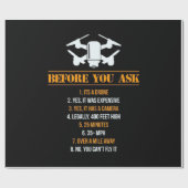 ドロー頼ンパイロット ラッピングペーパー (フラット)