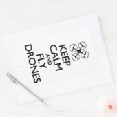 ドロ保ンの静けさ 長方形シール (封筒)