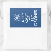 ドロ保ンの静けさ 長方形シール (バッグ)