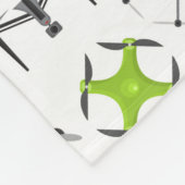 ドロ飛んでいるーン フリースブランケット (角)