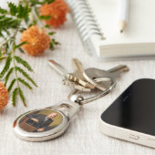 ドワイトアイゼンハウワープレジデントホワイトハウスポートレート キーホルダー (側面)