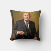 ドワイトアイゼンハウワープレジデントホワイトハウスポートレート クッション (正面)