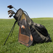 ドワイトアイゼンハウワープレジデントホワイトハウスポートレート ゴルフタオル (グリーン)