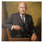 ドワイトアイゼンハウワープレジデントホワイトハウスポートレート タイル (正面)