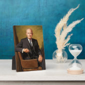 ドワイトアイゼンハウワープレジデントホワイトハウスポートレート フォトプラーク (側面)
