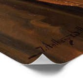 ドワイトアイゼンハウワープレジデントホワイトハウスポートレート ポスター (角)