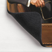 ドワイトアイゼンハウワープレジデントホワイトハウスポートレート マウスパッド (コーナー)