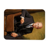 ドワイトアイゼンハウワープレジデントホワイトハウスポートレート マグネット (横)