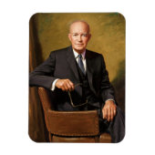 ドワイトアイゼンハウワープレジデントホワイトハウスポートレート マグネット (縦)