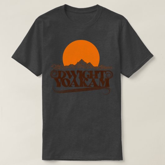 ドワイトヨアカムライジングサン Tシャツ (デザイン正面)