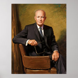 ドワイト・アイゼンハワープレジデント　ホワイトハウス肖像画 ポスター