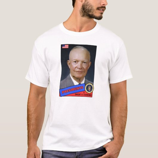 ドワイト・D・アイゼンハワー野球カード Tシャツ (正面)