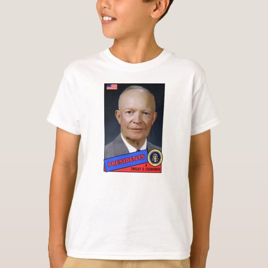 ドワイト・D・アイゼンハワー 野球カード Tシャツ (正面)