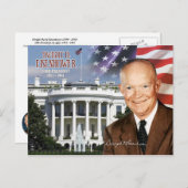 ドワイト・D・アイゼンハワ― - アメリカ第34代大統領 ポストカード (正面/裏面)