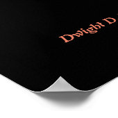 ドワイトD.アイゼンハワー引用文オン軍隊産業 ポスター (角)