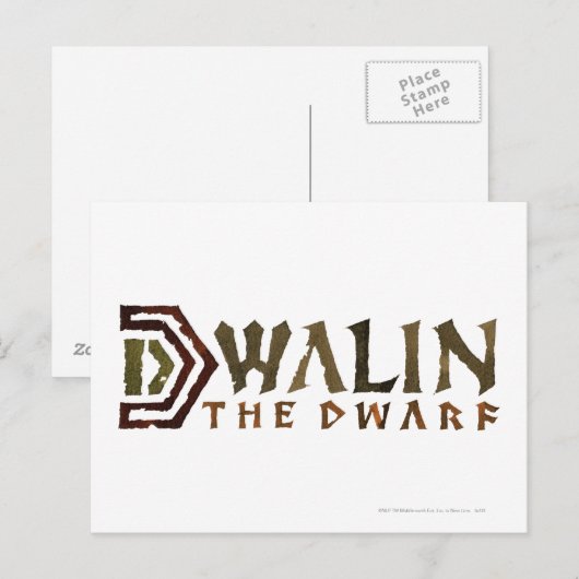 ドワリン名 ポストカード (正面/裏面)