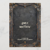 ドワーフのスプランドア結婚ファンタジーのメニュー メニュー (裏面)